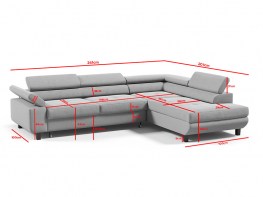 Minkšta sofa SOFIA